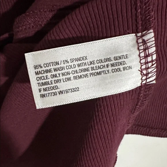 Women's Sleeveless Button-Front Ribbed Mini Skater Dress - Wild Fable™ Maroon - Picture 7 of 8